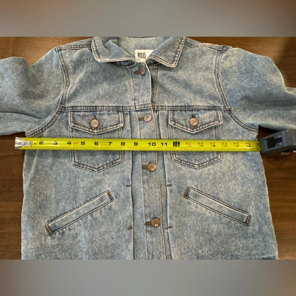 RSQ Collective Denim Jacket Size Medium - Picture 6 of 7